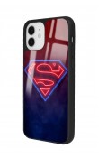 iPhone 11 Neon Superman Tasarımlı Glossy Telefon Kılıfı