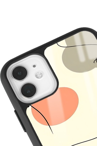 iPhone 11 Nude Papatya Tasarımlı Glossy Telefon Kılıfı