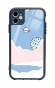 iPhone 11 Pastel Mount Tasarımlı Glossy Telefon Kılıfı
