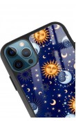 iPhone 11 Pro Ay Güneş Pijama Tasarımlı Glossy Telefon Kılıfı