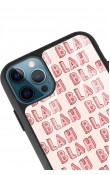 iPhone 11 Pro Blah Blah Tasarımlı Glossy Telefon Kılıfı