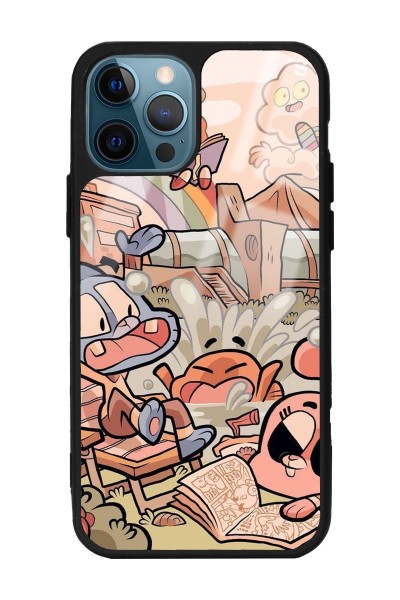 iPhone 11 Pro Gumball Tasarımlı Glossy Telefon Kılıfı