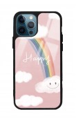 iPhone 11 Pro Happy Cloude Tasarımlı Glossy Telefon Kılıfı