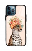 iPhone 11 Pro Influencer Leopar Kedi Tasarımlı Glossy Telefon Kılıfı