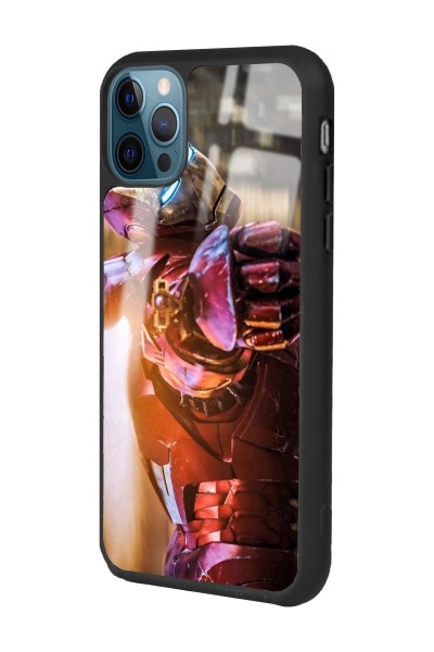iPhone 11 Pro Iron Man Tasarımlı Glossy Telefon Kılıfı
