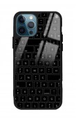 iPhone 11 Pro Keyboard Tasarımlı Glossy Telefon Kılıfı