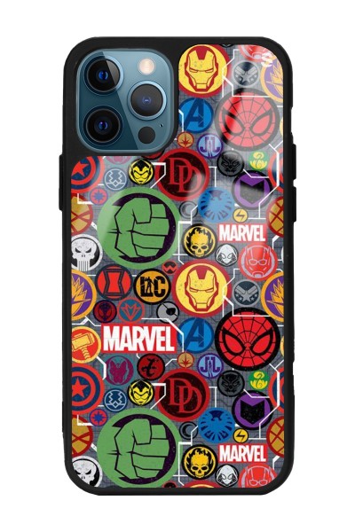 iPhone 11 Pro Marvel Face Tasarımlı Glossy Telefon Kılıfı