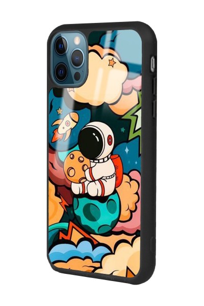 iPhone 11 Pro Max Baby Astronaut Tasarımlı Glossy Telefon Kılıfı
