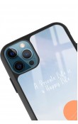 iPhone 11 Pro Max Happy Life Tasarımlı Glossy Telefon Kılıfı