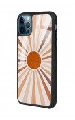 iPhone 11 Pro Max Retro Güneş Tasarımlı Glossy Telefon Kılıfı