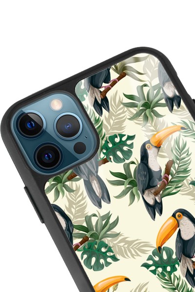 iPhone 11 Pro Max Tukan Kuşu Tasarımlı Glossy Telefon Kılıfı
