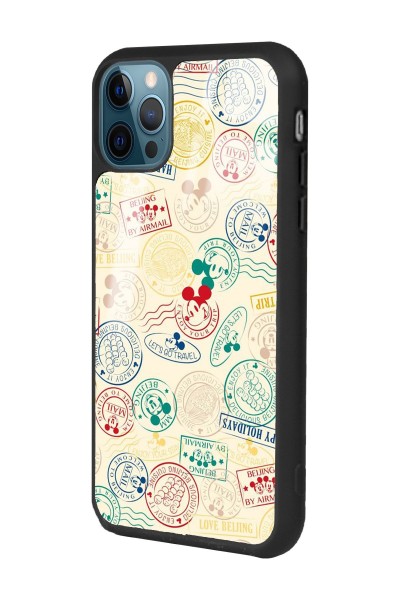 iPhone 11 Pro Mickey Stamp Tasarımlı Glossy Telefon Kılıfı