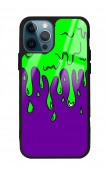iPhone 11 Pro Neon Damla Tasarımlı Glossy Telefon Kılıfı