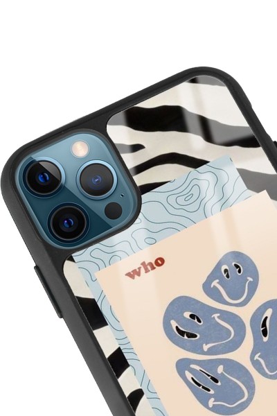 iPhone 11 Pro Zebra Emoji Tasarımlı Glossy Telefon Kılıfı