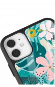 iPhone 11 Yaprak Sanatı Tasarımlı Glossy Telefon Kılıfı