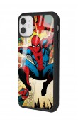 iPhone 12 - 12 Pro Uyumlu Spider-man Örümcek Adam Tasarımlı Glossy Telefon Kılıfı