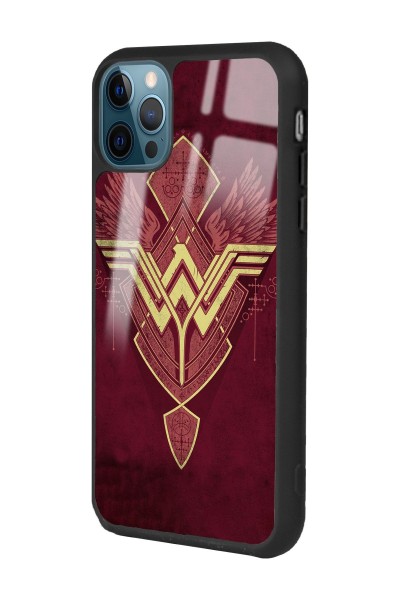 iPhone 12 Pro Max Wonder Woman Tasarımlı Glossy Telefon Kılıfı