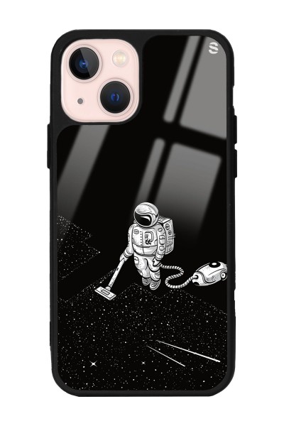 iPhone 13 Astronot Tatiana Tasarımlı Glossy Telefon Kılıfı