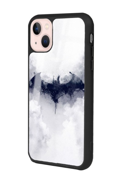 iPhone 13 Beyaz Batman Tasarımlı Glossy Telefon Kılıfı