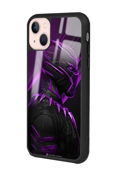 iPhone 13 Black Panter Tasarımlı Glossy Telefon Kılıfı