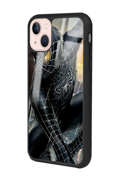 iPhone 13 Dark Spider Tasarımlı Glossy Telefon Kılıfı