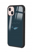 iPhone 13 Doodle Fish Tasarımlı Glossy Telefon Kılıfı