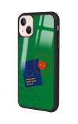 iPhone 13 Happy Green Tasarımlı Glossy Telefon Kılıfı