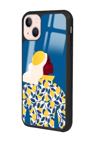 iPhone 13 Lemon Woman Tasarımlı Glossy Telefon Kılıfı
