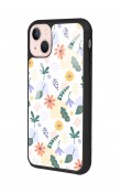 iPhone 13 Minik Çiçekler Tasarımlı Glossy Telefon Kılıfı