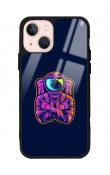 iPhone 13 Neon Astronot Tasarımlı Glossy Telefon Kılıfı