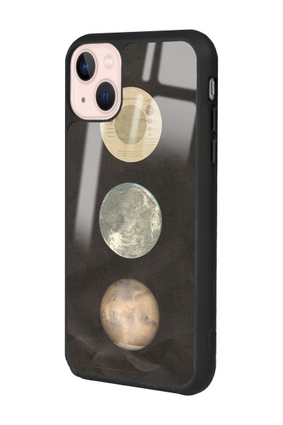 iPhone 13 Night Moon Tasarımlı Glossy Telefon Kılıfı
