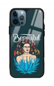 iPhone 13 Pro Beautiful Frida Kahlo Tasarımlı Glossy Telefon Kılıfı