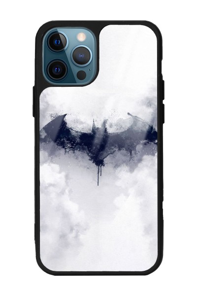 iPhone 13 Pro Beyaz Batman Tasarımlı Glossy Telefon Kılıfı