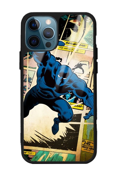 iPhone 13 Pro Black Panther Kara Panter Tasarımlı Glossy Telefon Kılıfı
