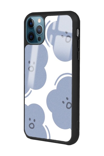 iPhone 13 Pro Cloud Face Tasarımlı Glossy Telefon Kılıfı