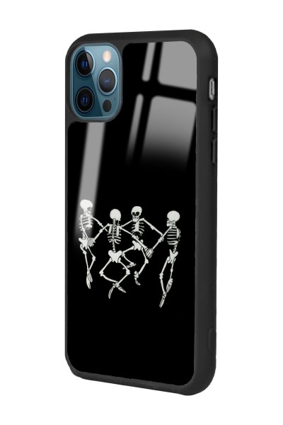 iPhone 13 Pro Dancer Skeleton Tasarımlı Glossy Telefon Kılıfı