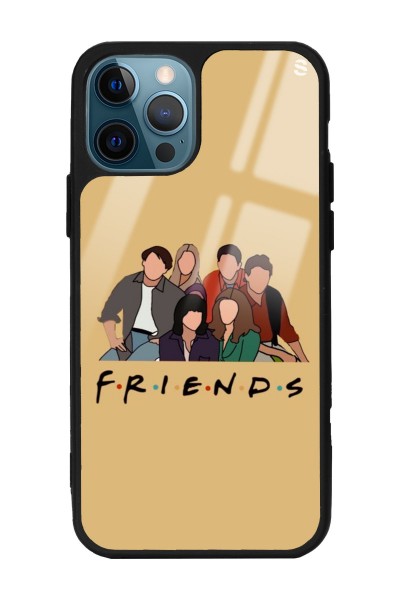 iPhone 13 Pro Friends Tasarımlı Glossy Telefon Kılıfı