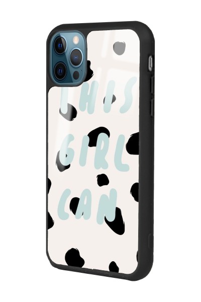 iPhone 13 Pro Girl Can Tasarımlı Glossy Telefon Kılıfı