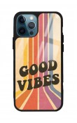 iPhone 13 Pro Good Vibes Tasarımlı Glossy Telefon Kılıfı