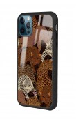 iPhone 13 Pro Leoparlar Tasarımlı Glossy Telefon Kılıfı