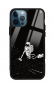 iPhone 13 Pro Max Astronot Tatiana Tasarımlı Glossy Telefon Kılıfı