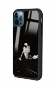 iPhone 13 Pro Max Astronot Tatiana Tasarımlı Glossy Telefon Kılıfı
