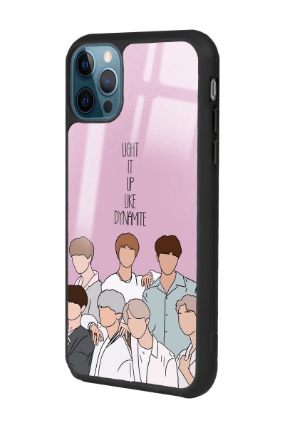 iPhone 13 Pro Max BTS K-Pop Tasarımlı Glossy Telefon Kılıfı