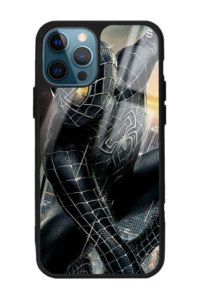 iPhone 13 Pro Max Dark Spider Tasarımlı Glossy Telefon Kılıfı
