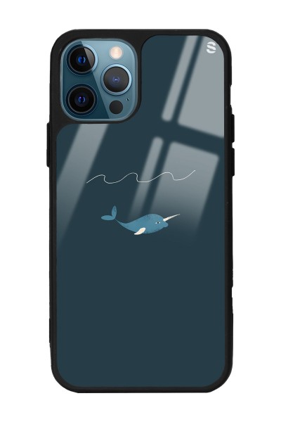 iPhone 13 Pro Max Doodle Fish Tasarımlı Glossy Telefon Kılıfı