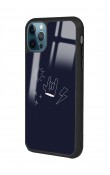 iPhone 13 Pro Max Doodle Punk Tasarımlı Glossy Telefon Kılıfı