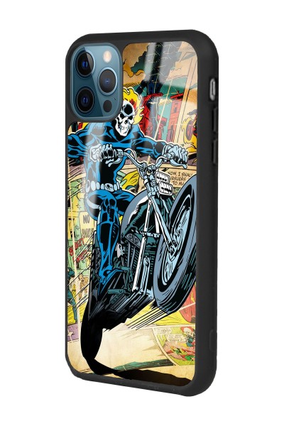 iPhone 13 Pro Max Hayalet Sürücü Tasarımlı Glossy Telefon Kılıfı