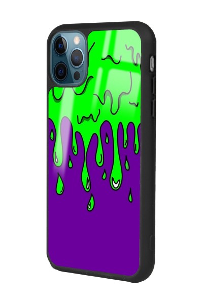 iPhone 13 Pro Max Neon Damla Tasarımlı Glossy Telefon Kılıfı