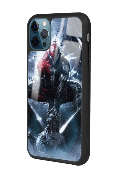 iPhone 13 Pro Max Spiderman Tasarımlı Glossy Telefon Kılıfı