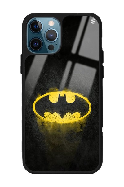 iPhone 13 Pro Max Yellow Batman Tasarımlı Glossy Telefon Kılıfı